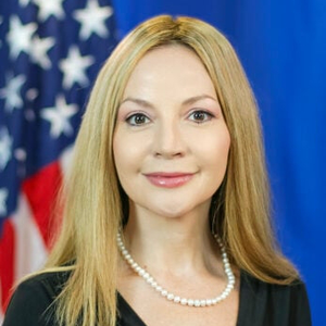 Daniela DiPierro (the Chargé d’Affaires a.i. of the U.S. Embassy in Moldova)